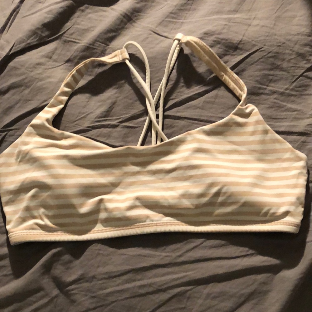 Striped Lululemon Bra